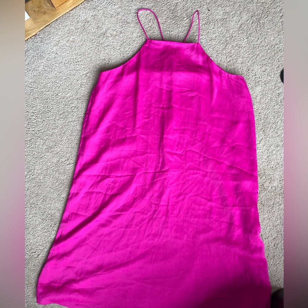Pink Trapeze Dress